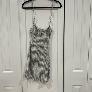 VRG mini dress - never worn still has tags. Size 6. Runs small.